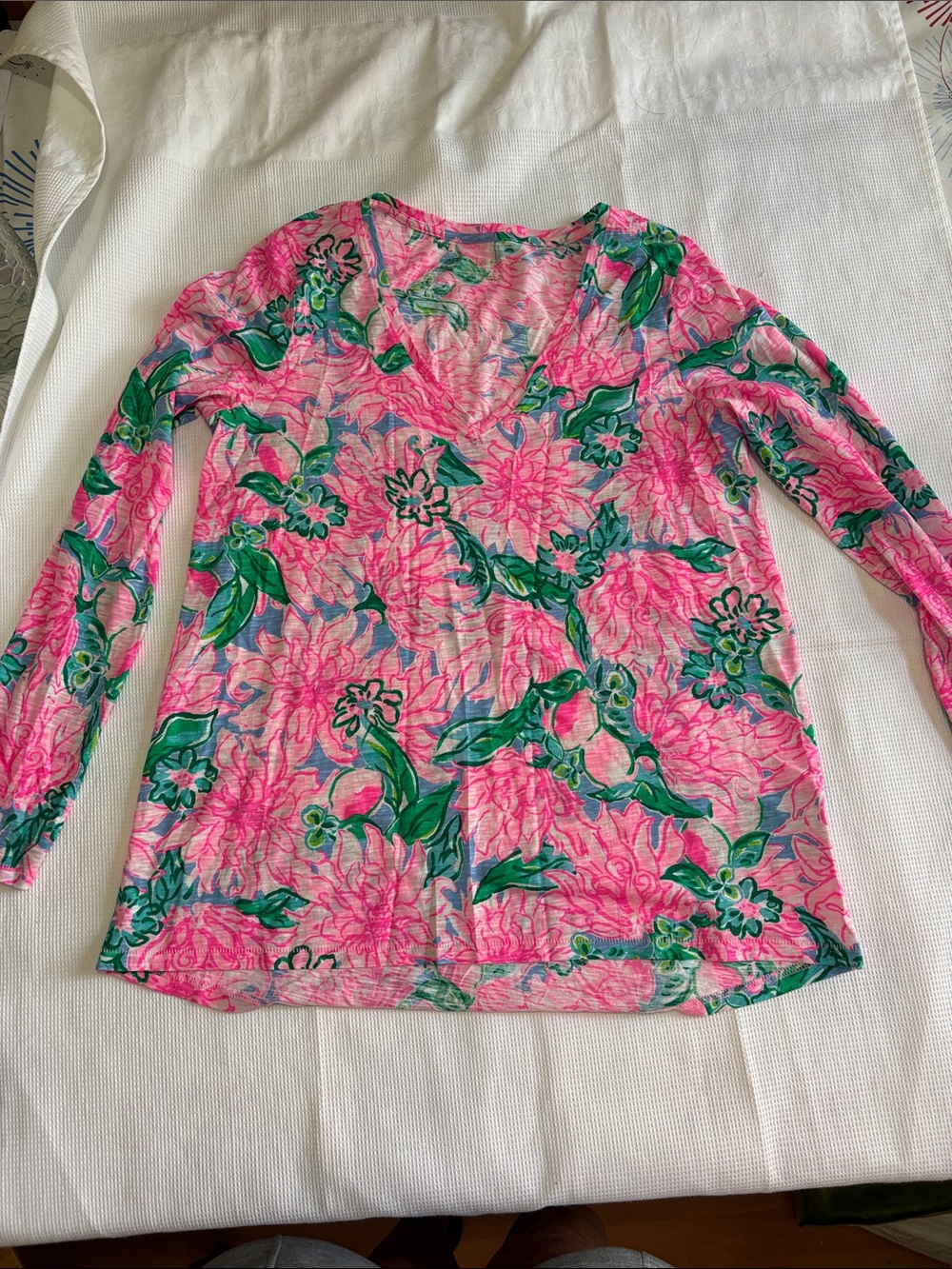 Lilly Pulitzer Etta v neck top